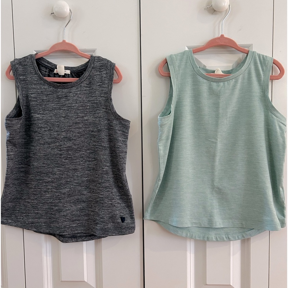 Set of 2 Crewcut thick strapped tanks Xs 4-5 yo bundle
